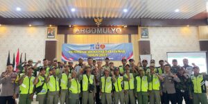 Linmas Argomulyo Ikuti Peningkatan Kapasitas Linmas tahun 2025