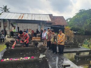 Awali Rangkaian Hari Jadi Kalurahan Argomulyo Dengan ziarah ke Makam Lurah Pendiri